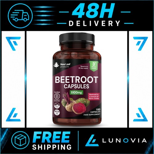 Beetroot capsules 5100mg 180 - beetroot,